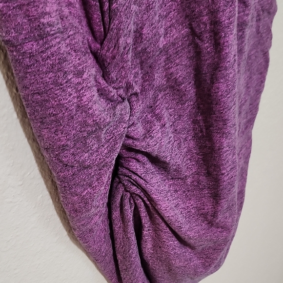 Monrow Purple Ruched Midi Tank Dress - Picture 8 of 11